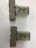 Kuhke UF3-110VAC1 250 VAC 4 A Relay With Base Lot Of 2