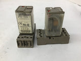 Kuhke UF3-110VAC1 250 VAC 4 A Relay With Base Lot Of 2