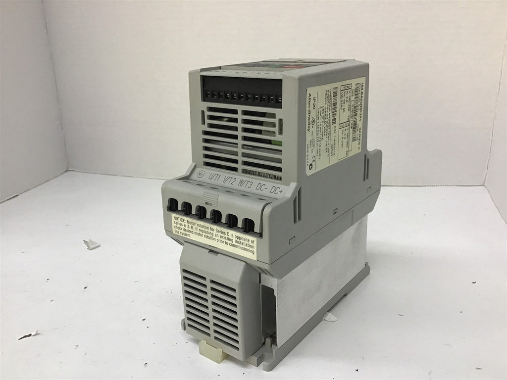 Allen Bradley 160-BA03NSF1P1 0.75KW/1HP AC Drive 380/460 V