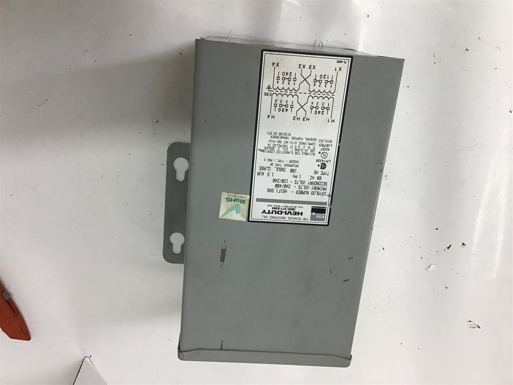 EGS HS1F1.5AS Hevi Duty Shielded General Purpose Transformer 1.5 KVA 60 Hz