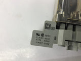 Square D 8501-KU13 120V Relay w/ 8501-NR82 Base 10A 300VAC