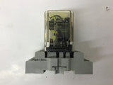 Square D 8501-KU13 120V Relay w/ 8501-NR82 Base 10A 300VAC