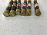 Assorted Fuses 2 8/10 and 2 1/4 Amps Lot Of 6