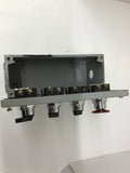 Hoffman E4PBX With 3 Switch And 1 E-Stop Enclosure