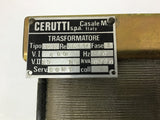 Cerutti PH 65114 Transformer Prim 480 Sec 25 20 0150 KVA