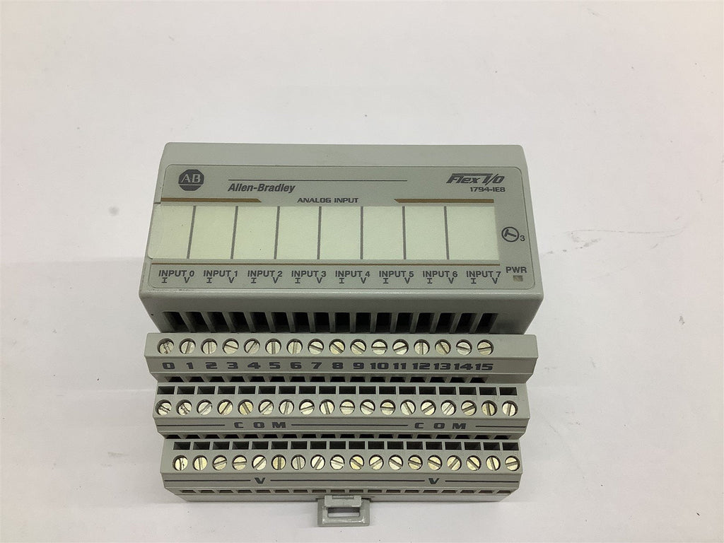 AllenBradley 1794IE8 24 VDC 60 mA Analog Input Module BME Bearings