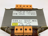 C.G.S EN 60742 50/60 Hz 600 VA 100 VA Transformer