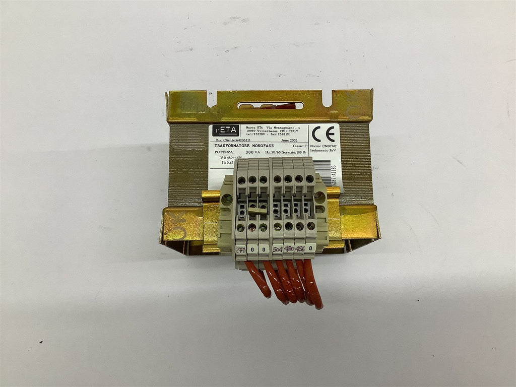 NETA Transformer 642061D 300V 50/60 Hz