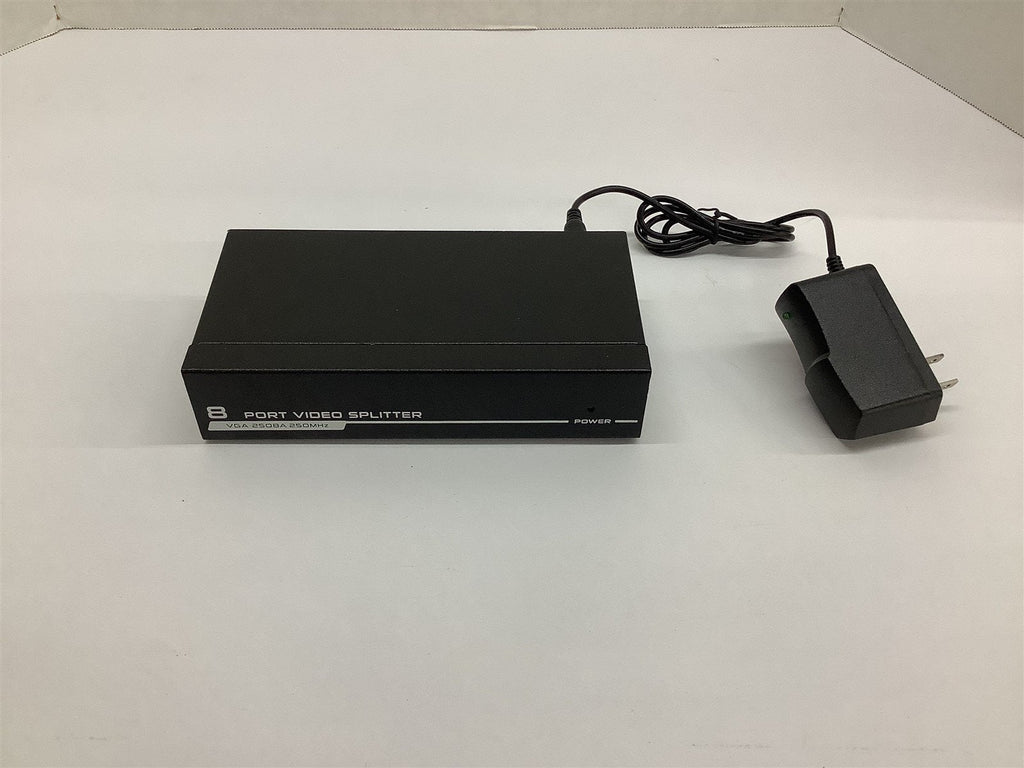 VGA 2508A 8 Port Video Splitter 250 MHZ