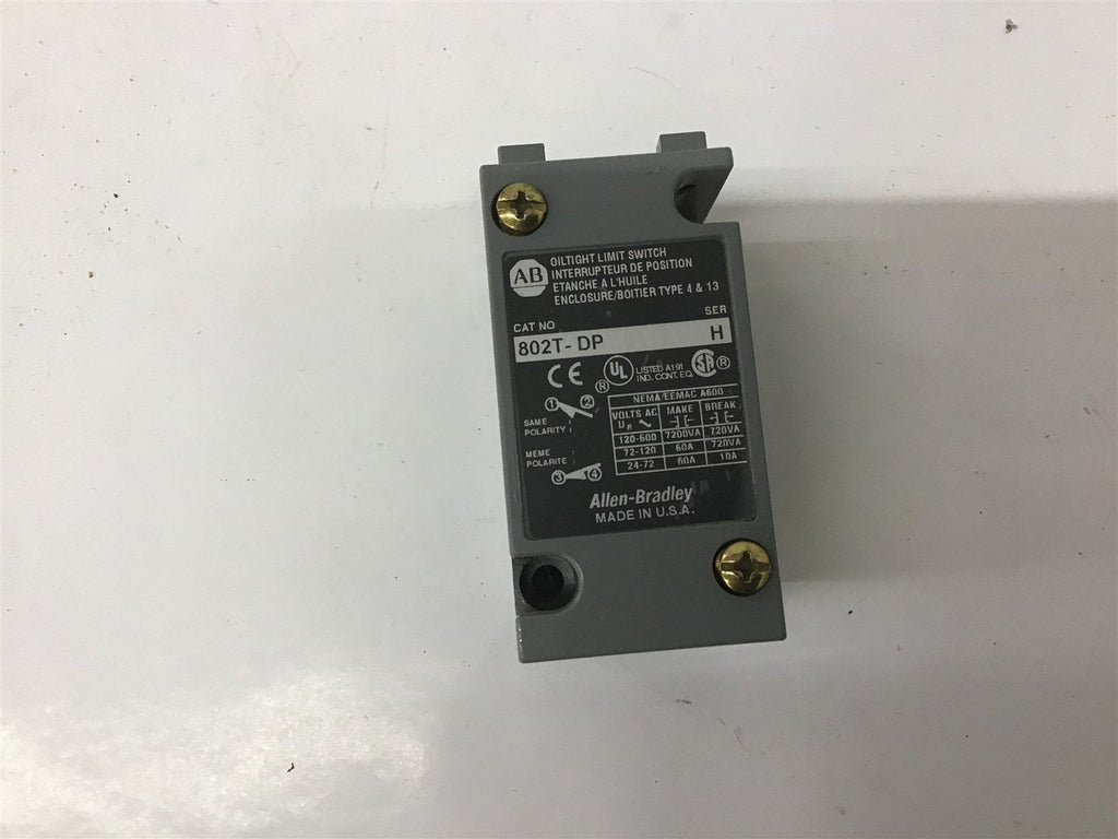 Allen Bradley 802T-DP Limit Switch