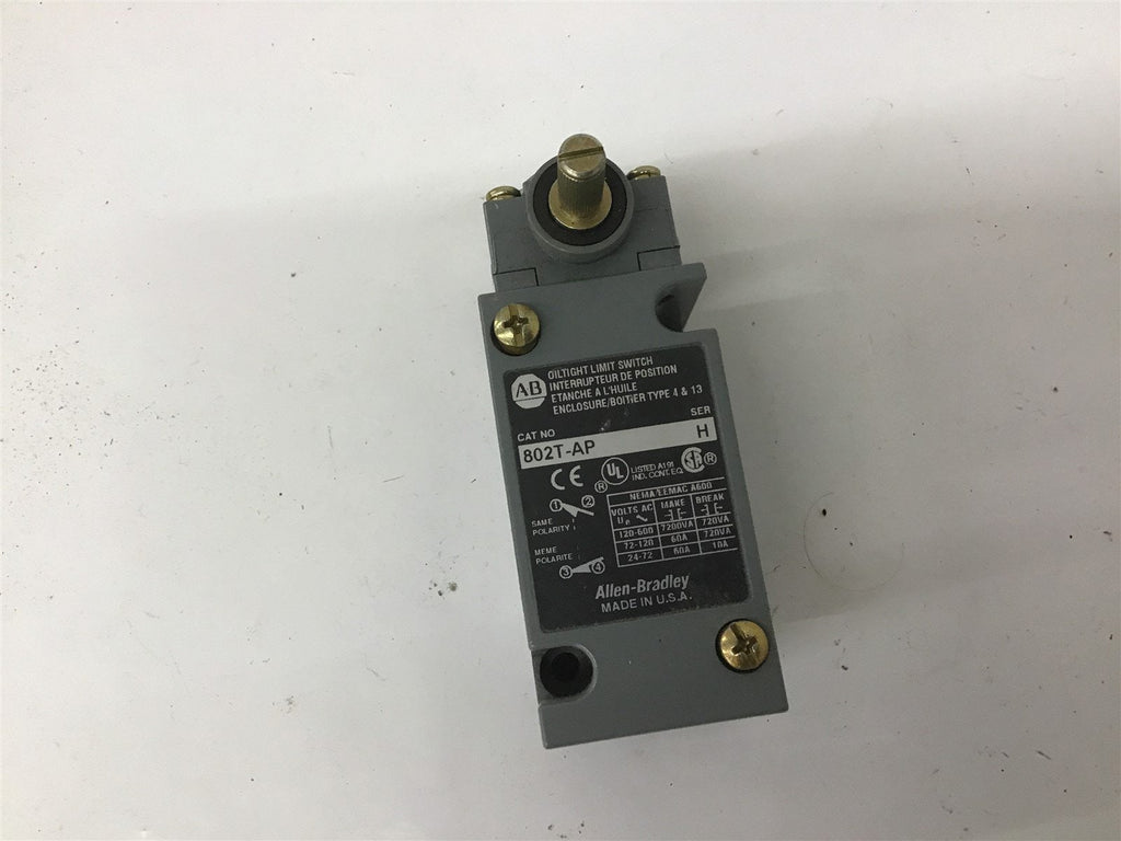 Allen Bradley 802T-AP Limit Switch 60 amp