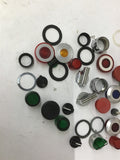 Switches/Pushbuttons W/ Accessories Lot Of 19