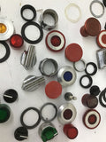 Switches/Pushbuttons W/ Accessories Lot Of 19