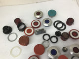 Switches/Pushbuttons W/ Accessories Lot Of 19