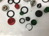 Switches/Pushbuttons W/ Accessories Lot Of 19