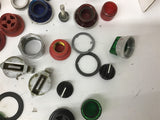 Switches/Pushbuttons W/ Accessories Lot Of 19