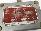 Micro Switch EX-Q Explosion Proof Snap Switch