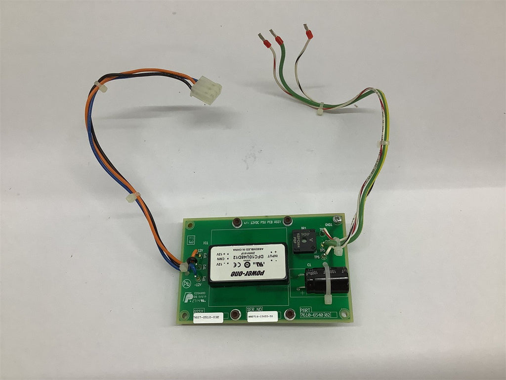 Electrical Board W/ Power-One DFC10U48D12 12 V