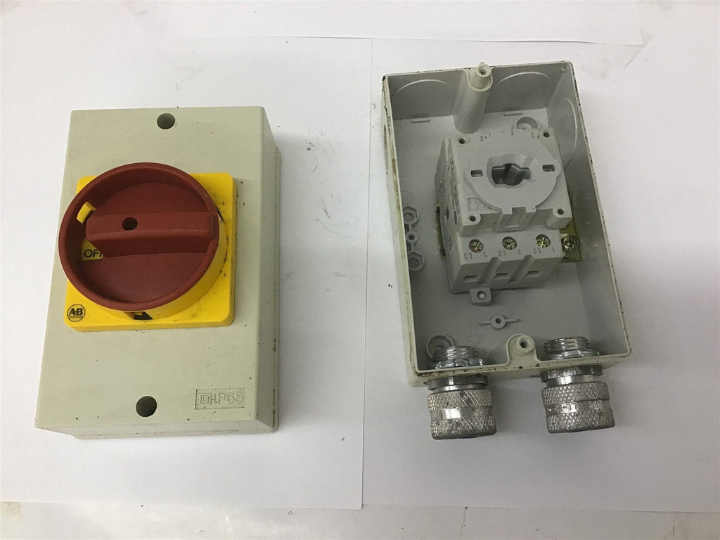 Allen-Bradley 194E-A25-1753 Disconnect Switch W/ Encl 6" by 3-3/4"