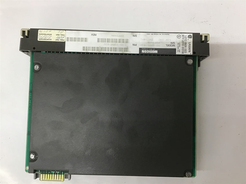 AEG Modicon AS-B806-032 Output Module 120 VAC