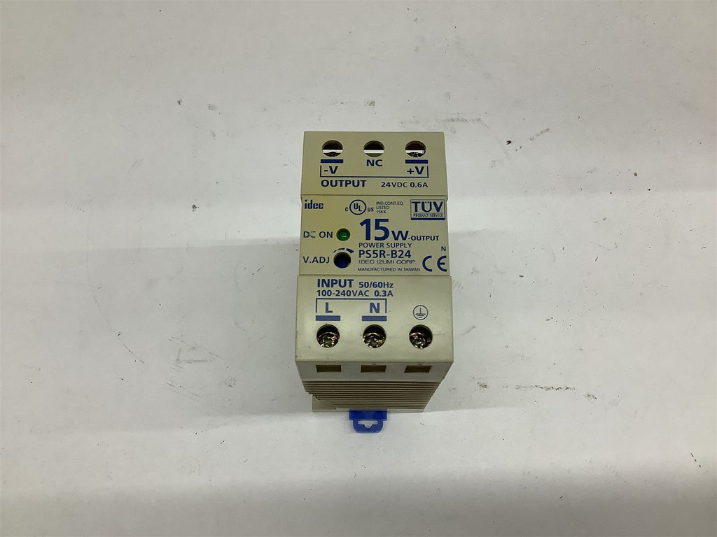 IDEC PS5R-B24 Power Supply 15 W 24 VDC 0.6 A 100-240 VAC