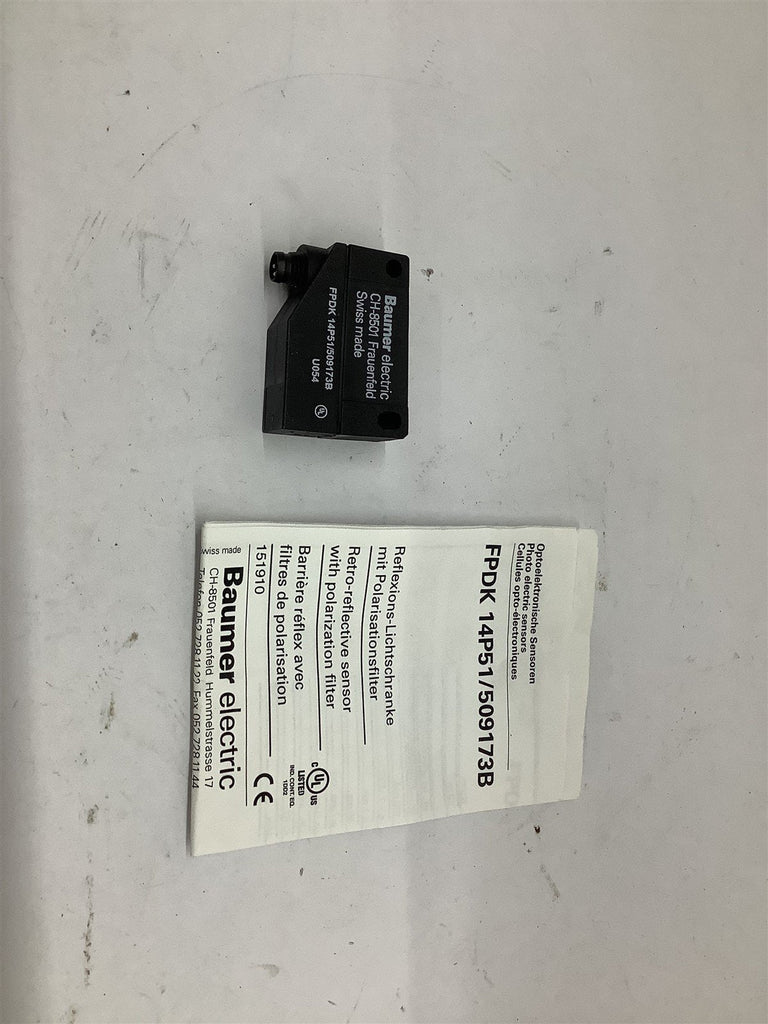 Baumer CH-8501 Laser Sensor – BME Bearings and Surplus