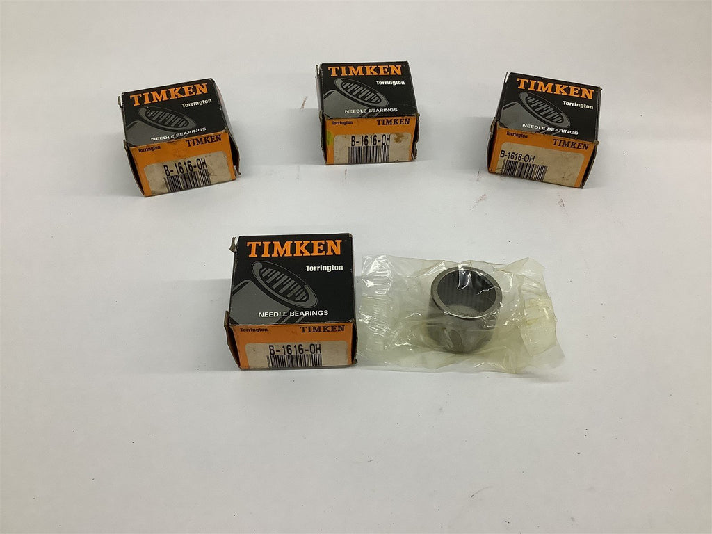 Torrington B-1616-OH Timken Needle Bearing Lot of 4