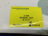 McMaster-Carr C-400 Screen-Kut 9" by 11" 18 Sheets