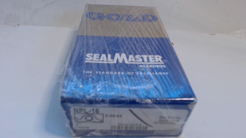 SEALMASTER GOLD BEARING NPL-16  - 1 " - HAS SET SCREW - P-104F - NEW