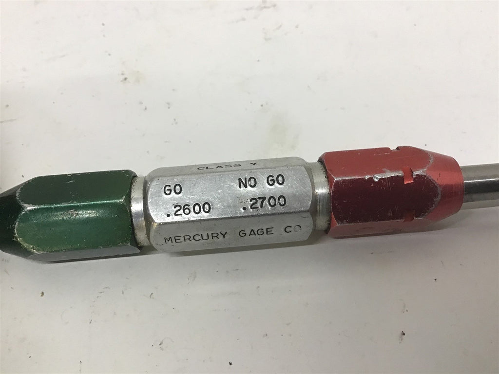 Mercury Go .2600 No Go .2700 Class Y Plug Gage