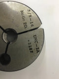 JL 3/8-16 UNC-2A Thread Ring Gage NOGO .3287