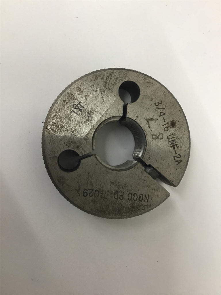 JL 3/4-16 UNF-2A Thread Ring Gage NO GO .7029