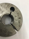 JL 3/4-16 UNF-2A Thread Ring Gage NO GO .7029