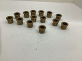 Brass Bushing OD 1-1/4" OD 1" ID 3/4" L 1" Lot Of 14