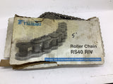 Tsubaki RS40 RIV Roller Chain 5'