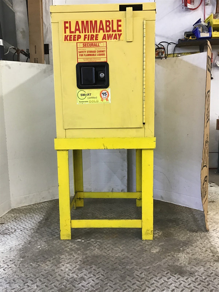 Flammable Cabinet On Stand 17-1/4" x 40-1/2" x 17-1/8