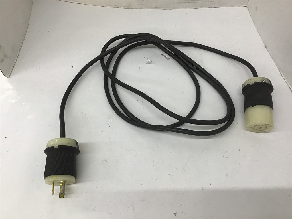 Hubbell 20A 125V Male And Female Plugs 8' Of Essex Royal 16/3 Type SJOW