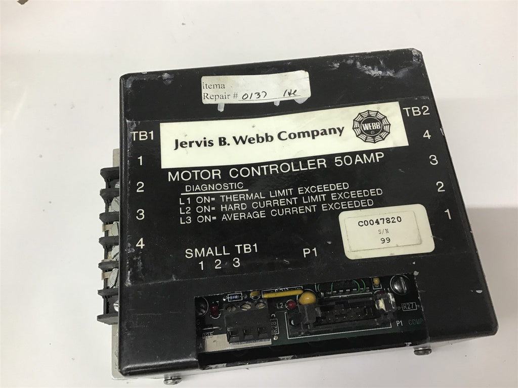 Jervis B Webb Company C0047820 50A Motor Controller