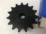 Sprocket 80B15 80 Chain Size 15 Teeth 1" Bore