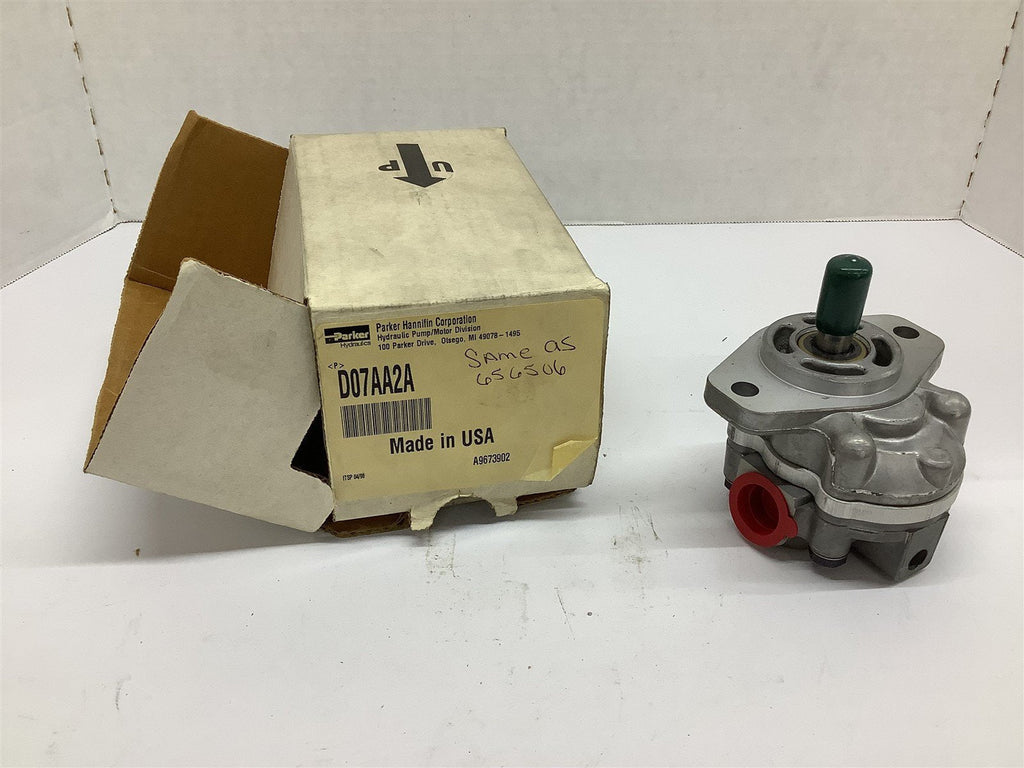 Parker D07AA2A Hydraulic Pump