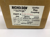 Nicholson 6304000 Uniflex Pipe Coupling Threaded Carbon Steel 3/4"