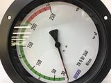 WIKAI 711.11 4" Air Pressure Gauge 60 Bar 30-250 N.cm2