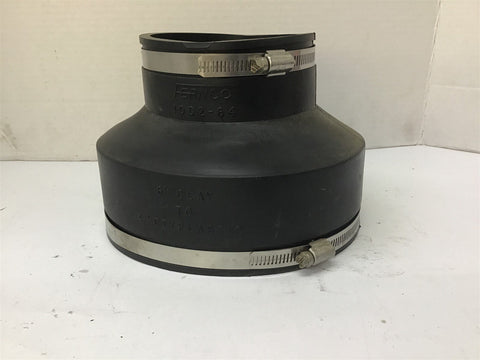 Fernco 1002-64 Coupling Connector6" x 4"