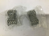 P&B 27E894 Relay Socket Base Lot Of 2