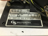 Sola Electric 83-05-260-2 Ser. 9001 52FP Power Supply