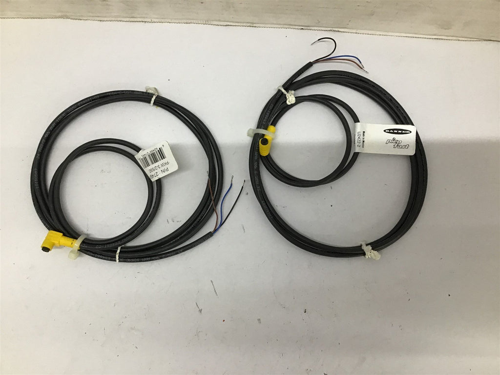 Banner 27491 Quick Disconnect Cable Lot Of 2