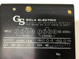 Sola Electric 83-12-218-2 Power Supply 12 VDC 1.8 A