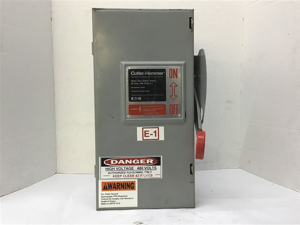 Cutler-Hammer DH361UGK Heavy Duty Safety Switch 8" 15 3/4" 5 1/2"