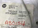 Allen-Bradley 2711-CBL-PM05 Programming Cable 9 Pin D-Shell to 8 Pin Mini Din