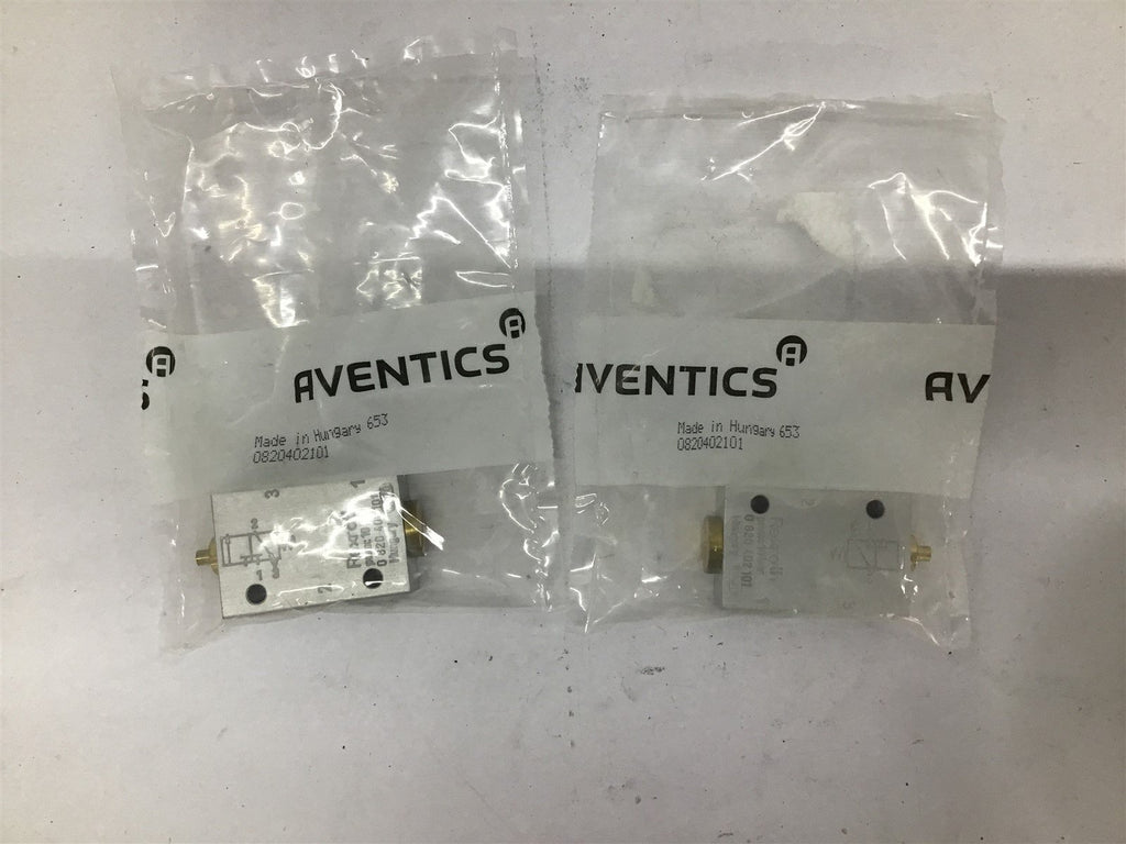 Aventics Rexroth 0820402101 Pneumatic Directional Valve Lot Of 2